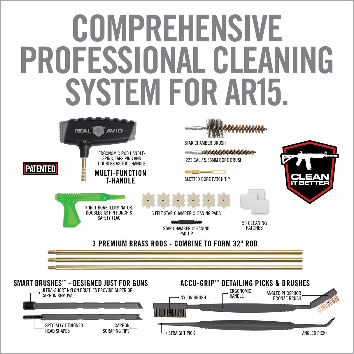 Real Avid - Master Cleaning Station for AR15