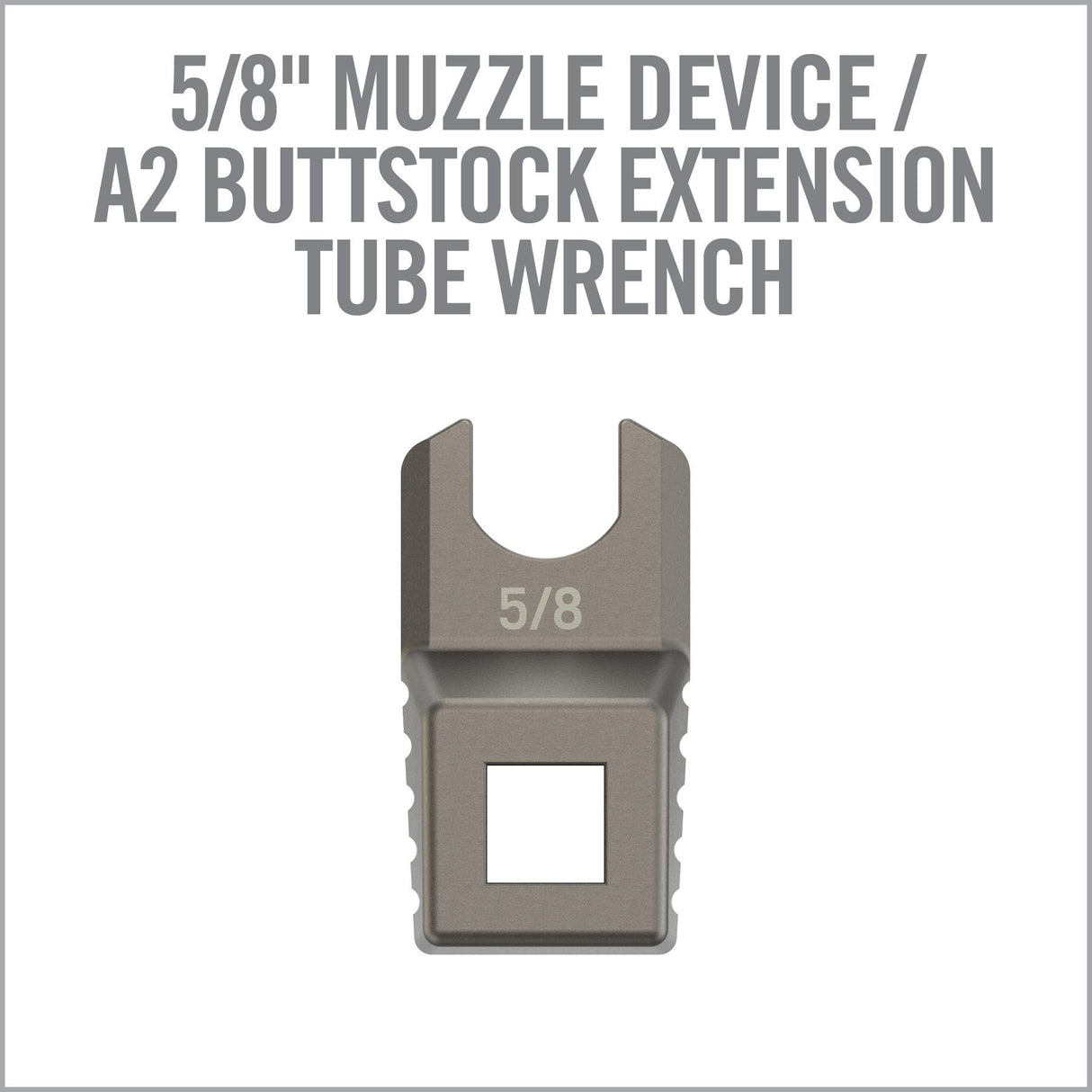 Real Avid - Master-Fit Muzzle Device Wrench, Stainless Steel