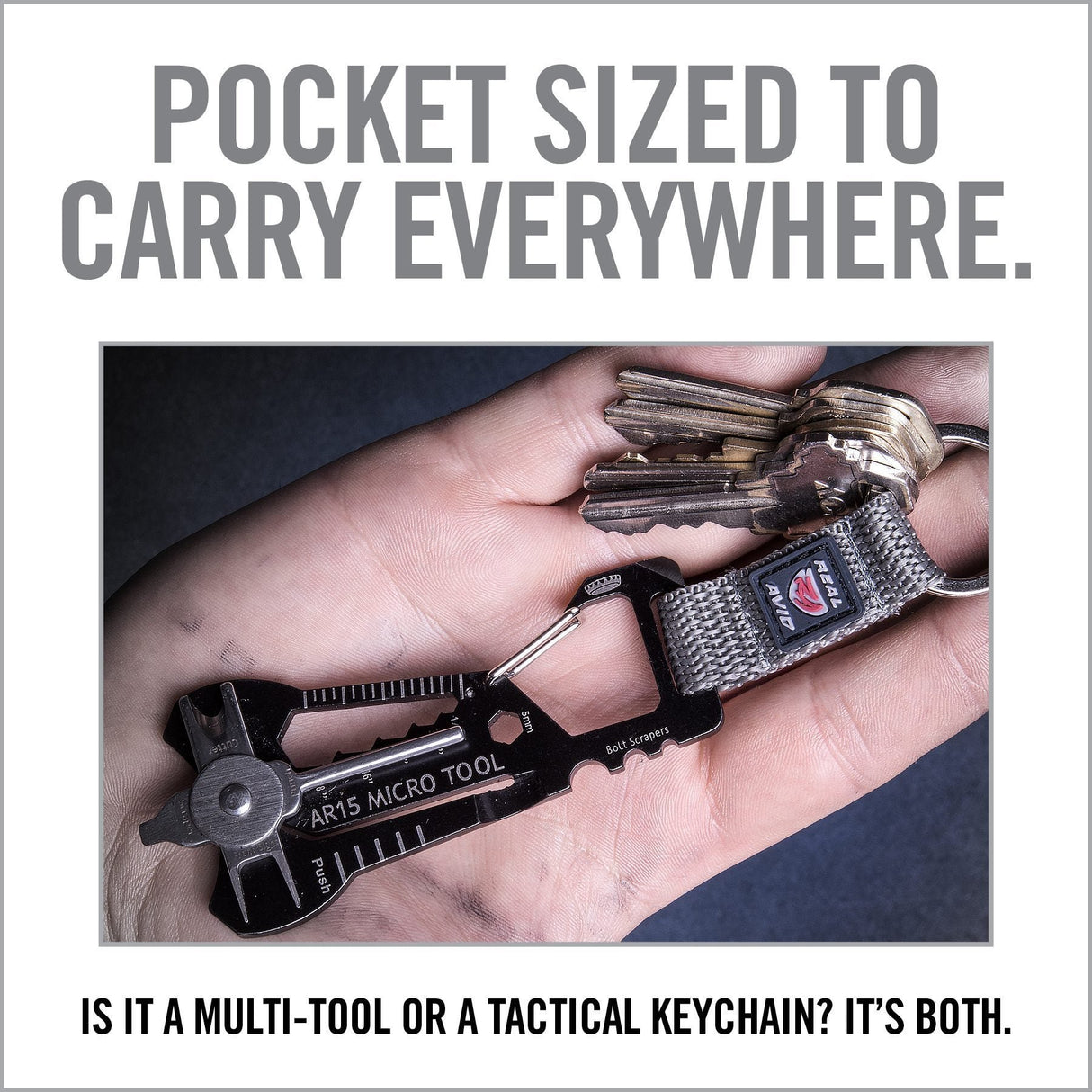 Real Avid - Micro Tool for AR15 - Black