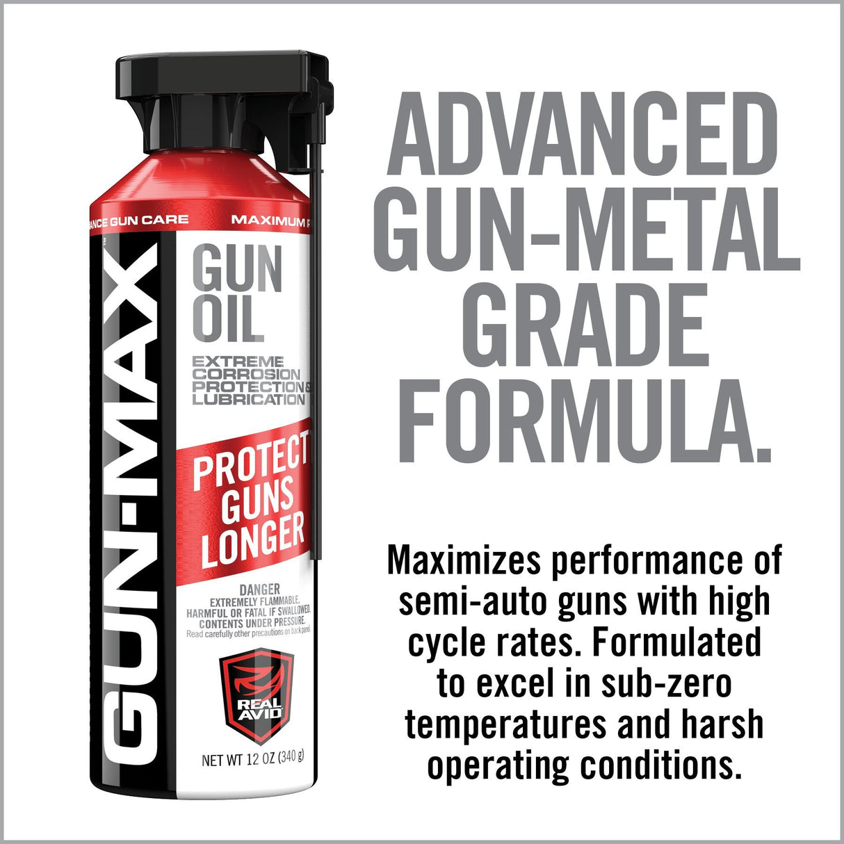 Real Avid - Gun Max Gun Oil 12oz Aerosol