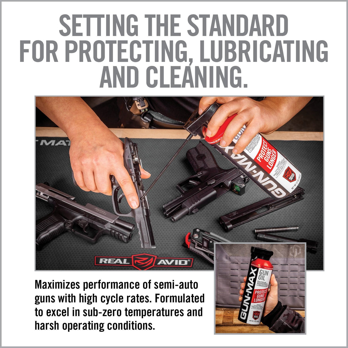 Real Avid - Gun Max Gun Oil 12oz Aerosol