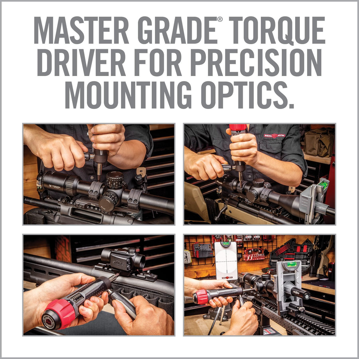 Real Avid - Master Scope Mounting Kit, Black
