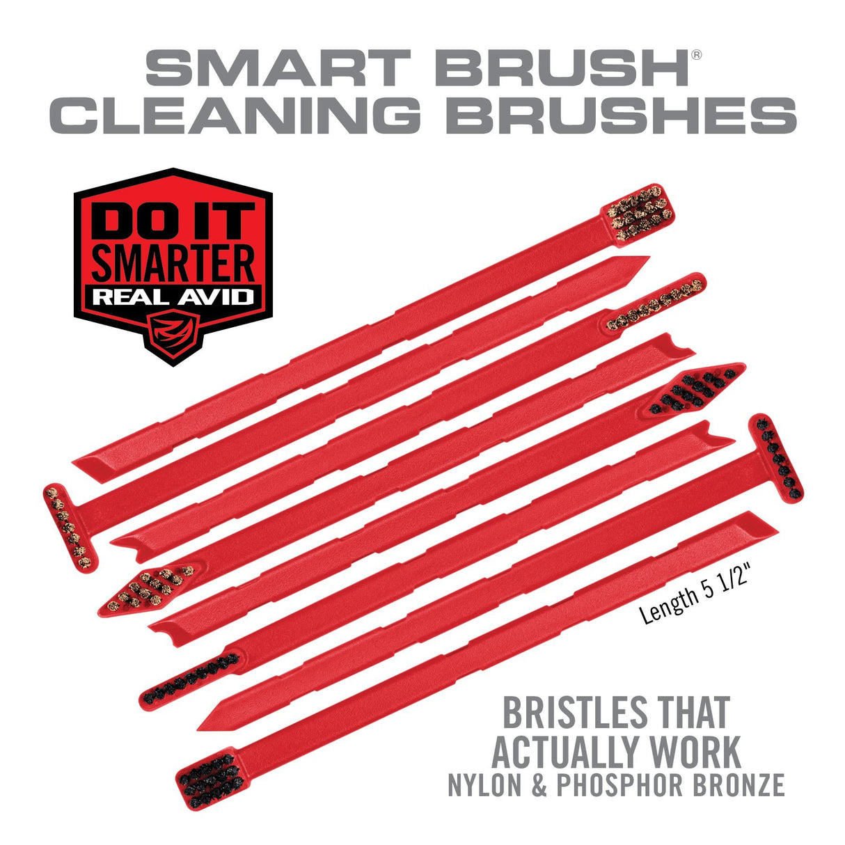 Real Avid - Smart Brushes Set with Integrated Scrapers