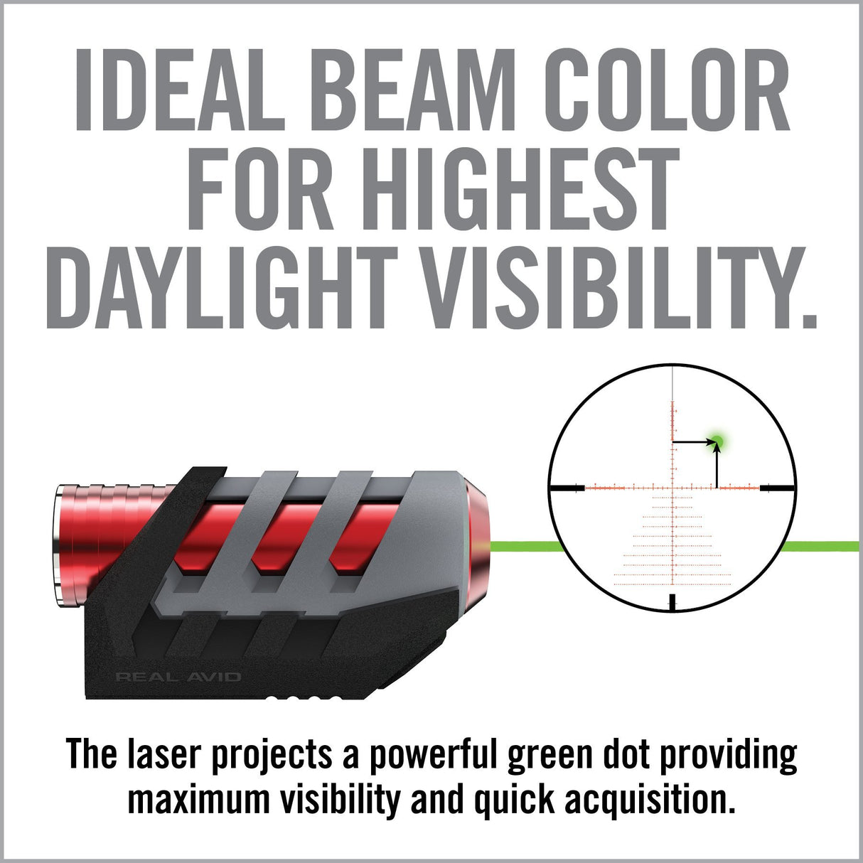 Real Avid - Viz-Max Laser Bore Sighter for Multiple Calibers