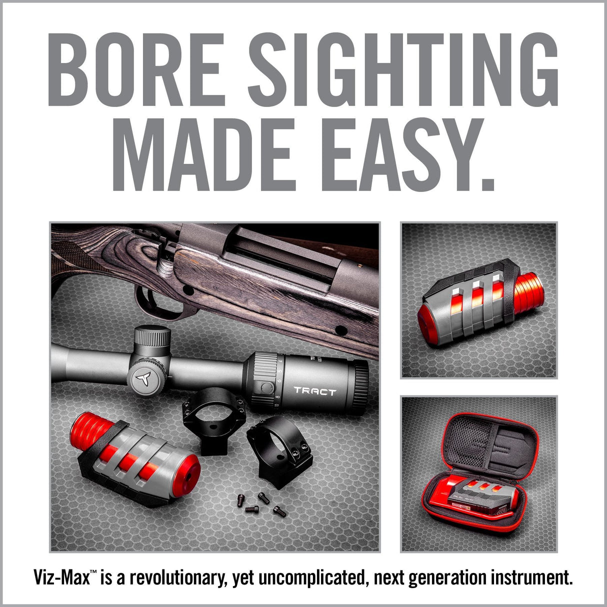 Real Avid - Viz-Max Laser Bore Sighter for Multiple Calibers