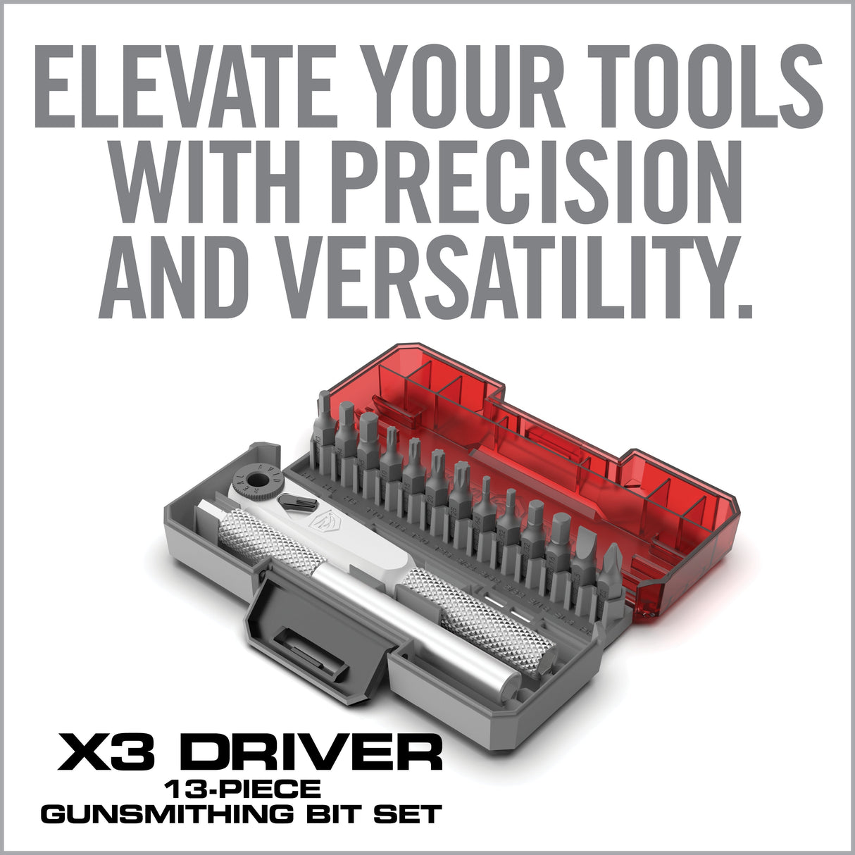 Real Avid - X3 Driver 13-Piece Gunsmithing Bit Set