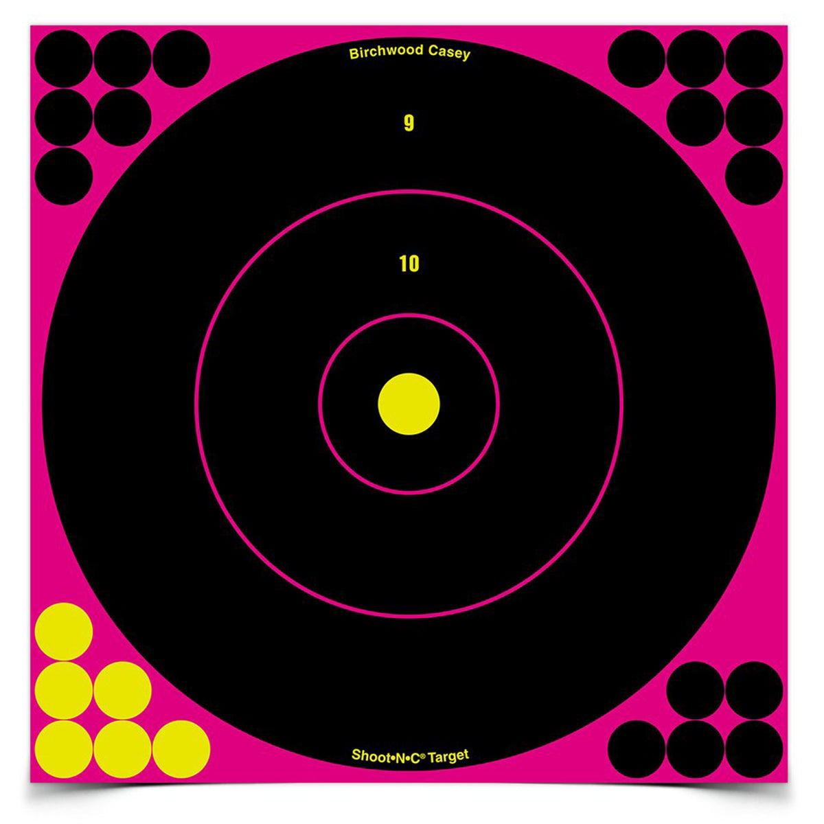 Birchwood Casey - Shoot-N-C Round Bullseye Target 12" - 5 Pack