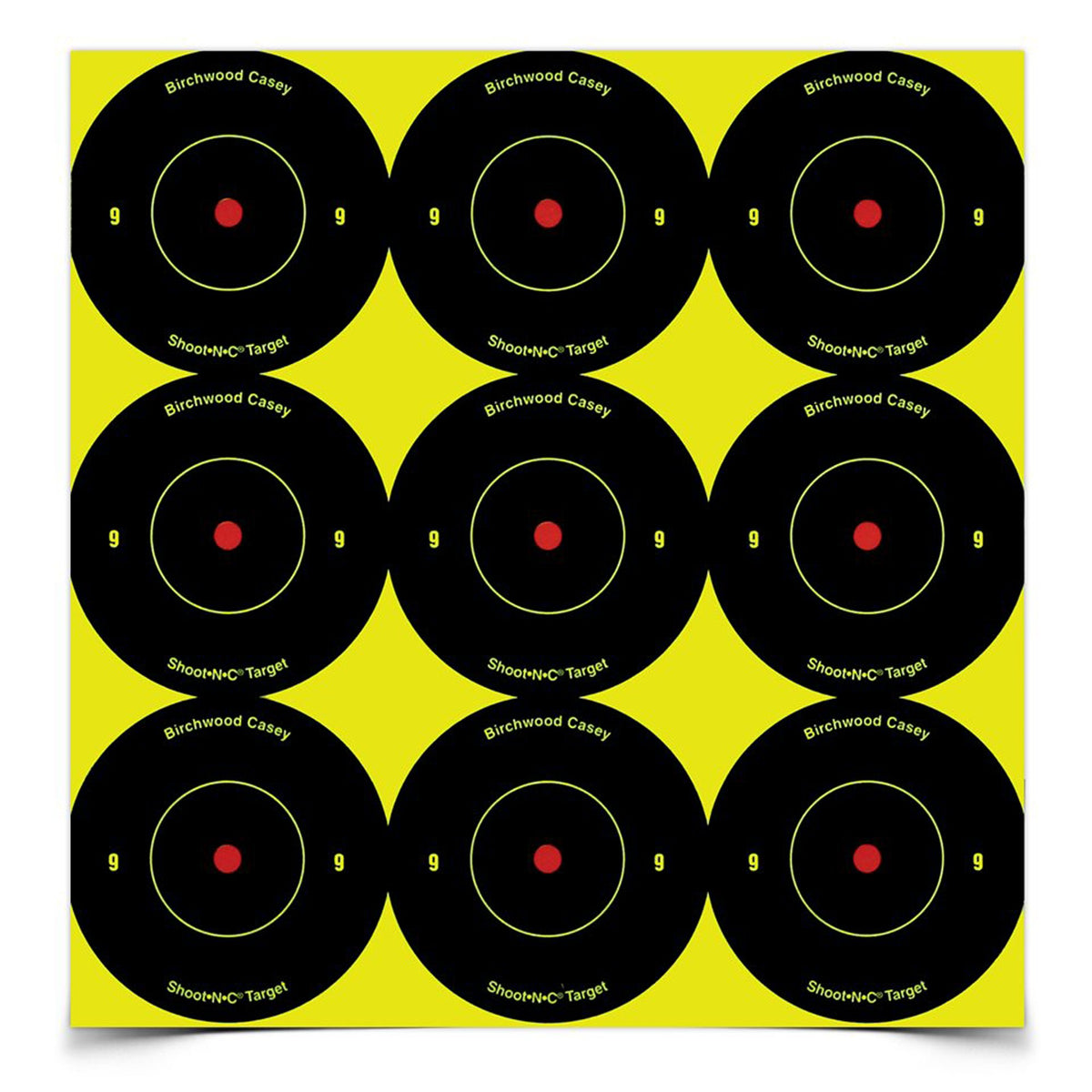 Birchwood Casey - Shoot-N-C Round Bullseye Target, 2", 108 Pack