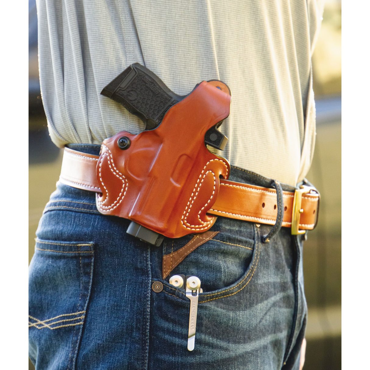 DeSantis Gunhide - Thumb Break Mini Slide Holster for Sig P365