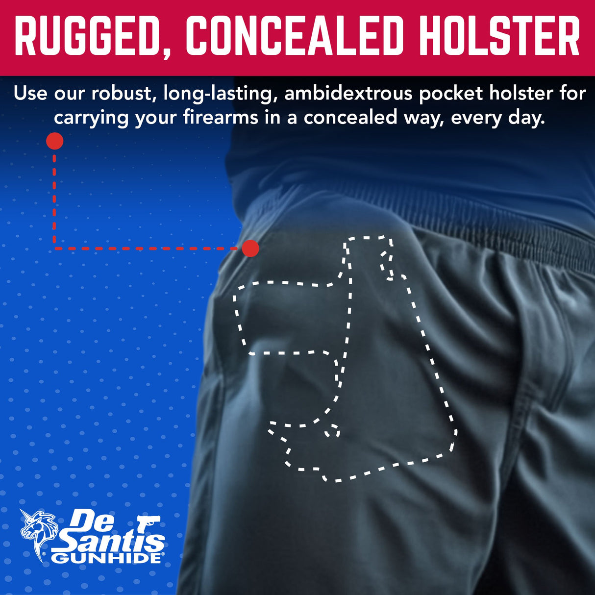 DeSantis Gunhide - Pocket Partner Holster for S&W Bodyguard 2.0