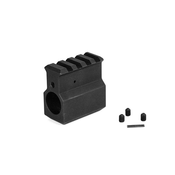 LBE Unlimited - .750 Gas Block with Rail - Black