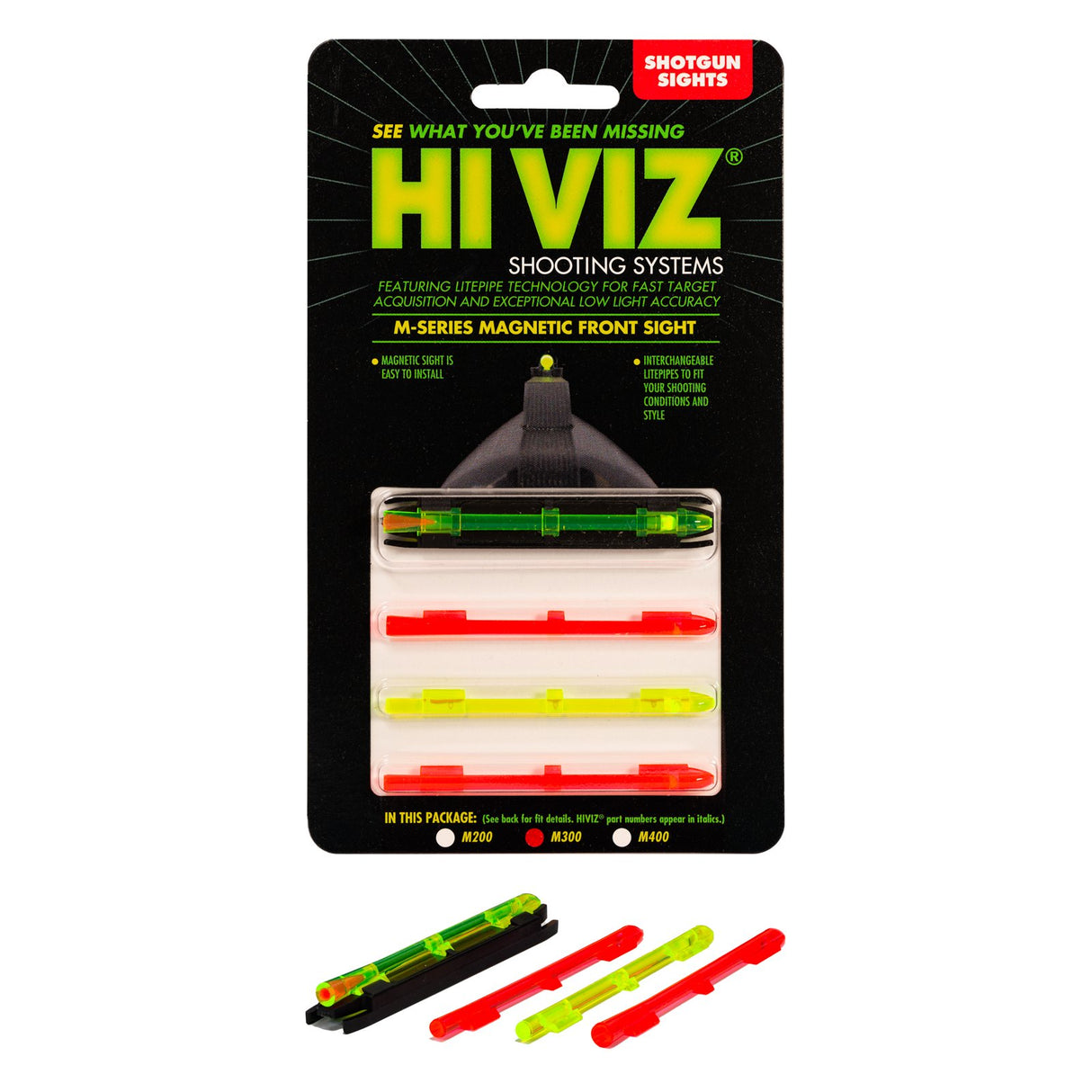 Hi-Viz - Narrow Magnetic Shotgun Sight System