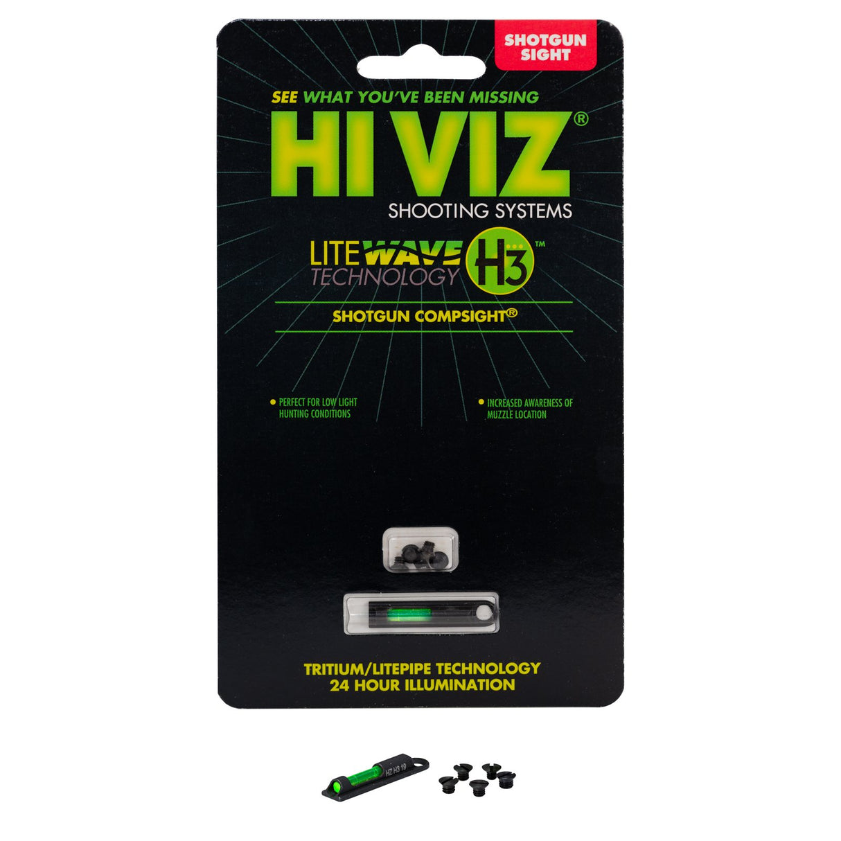 Hi-Viz - LightWave H3 Compsight for Vent-Rib Shotguns