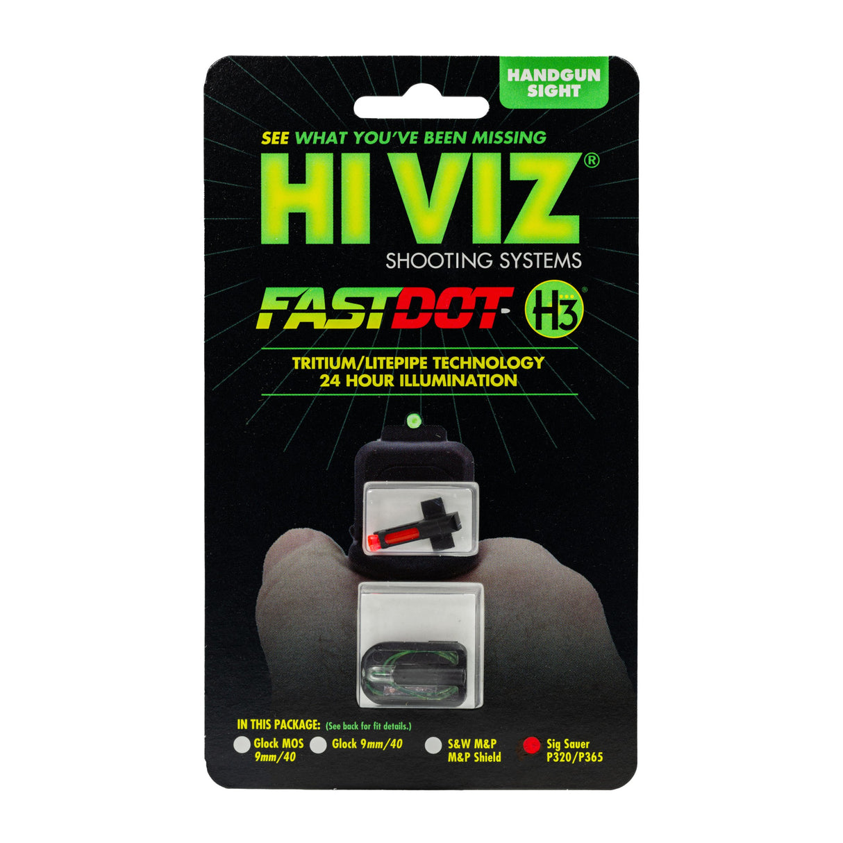 Hi-Viz - FASTDOT H3 Night Sights for Ruger Max 9