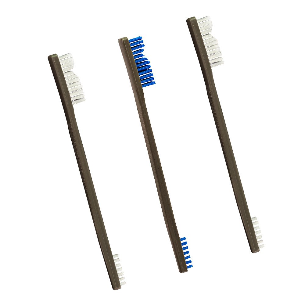 Otis Technology - 3-Pack AP Brushes with Nylon and Blue Nylon
