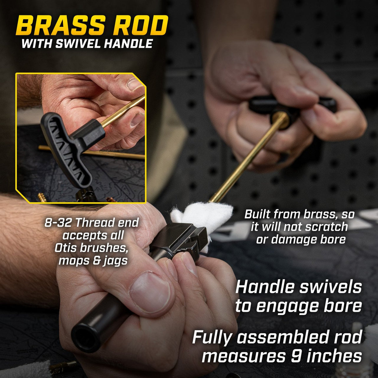 Otis Technology - 9mm Pistol Rod Cleaning Kit