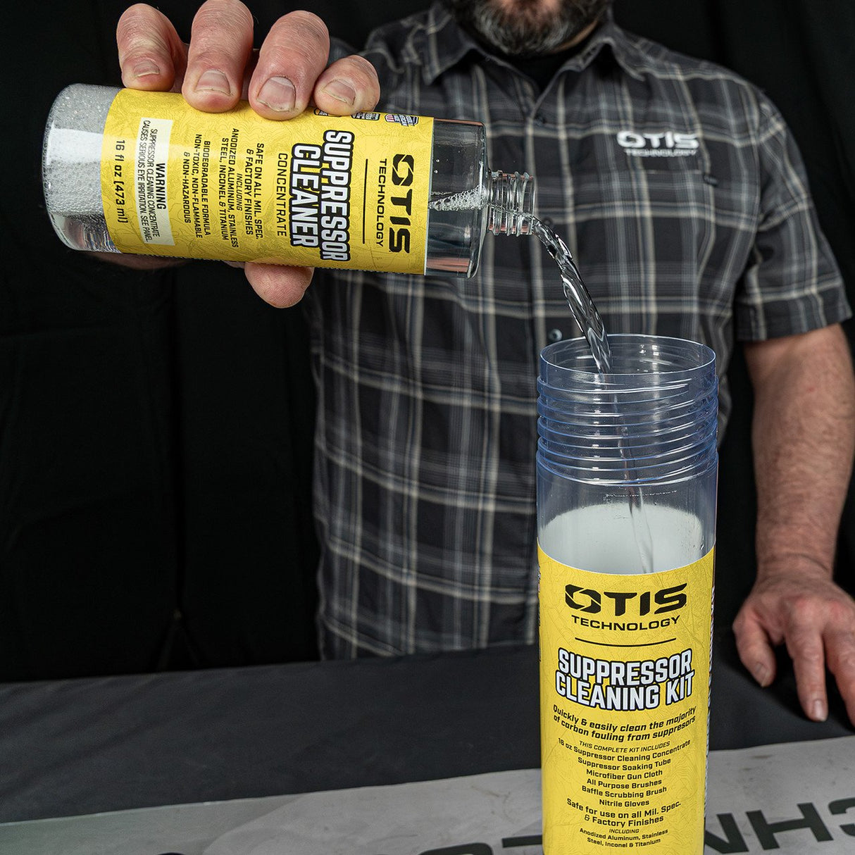 Otis Technology - Suppressor Cleaning Fluid, 16oz Bottle