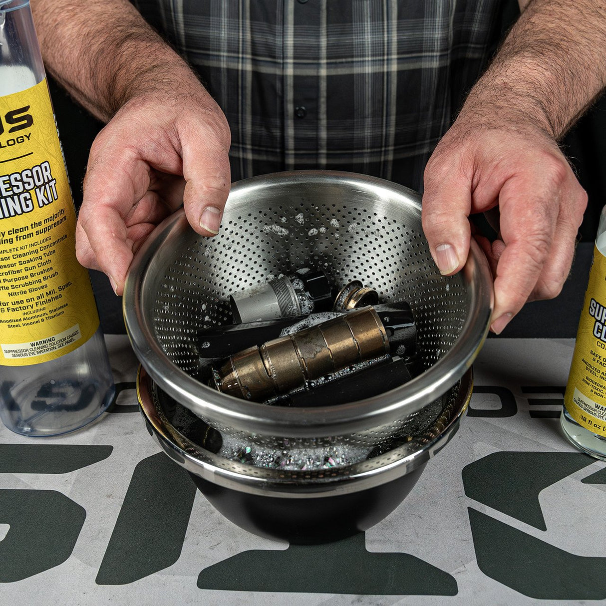 Otis Technology - Suppressor Cleaning Fluid, 16oz Bottle