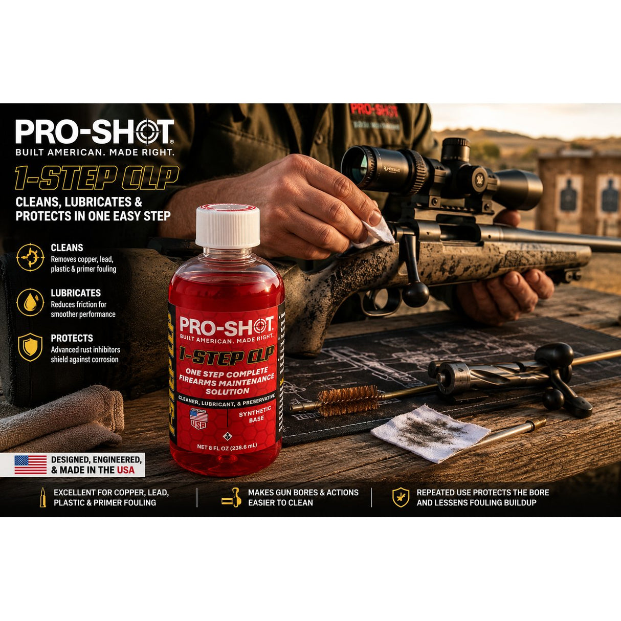 Pro-Shot - 1-Step Solvent and Lube 8oz