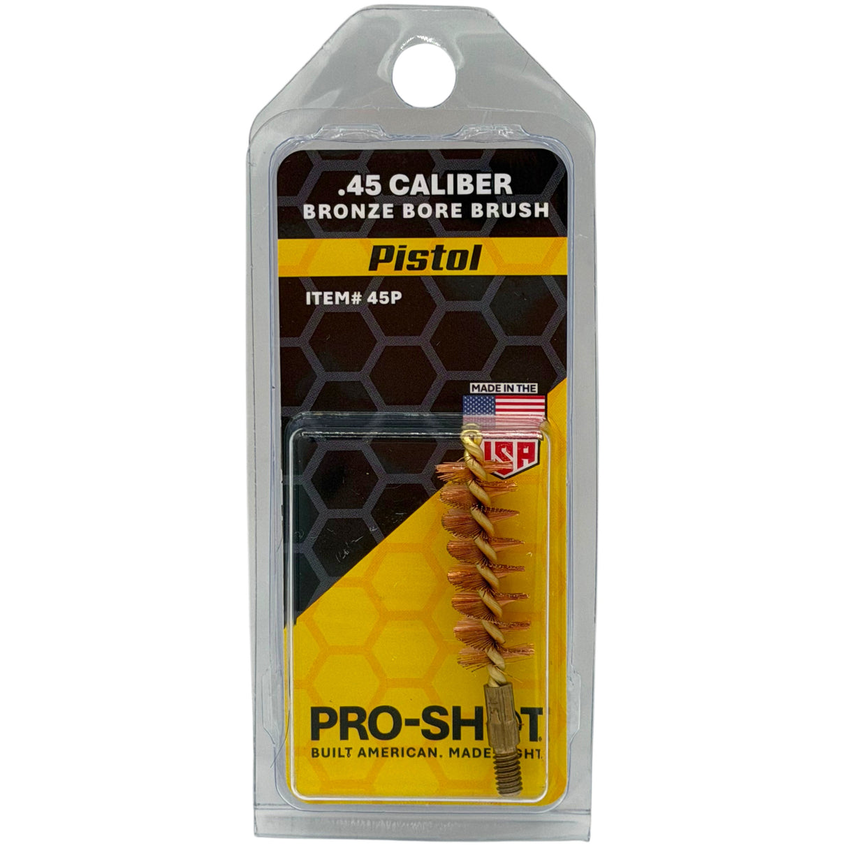 Pro-Shot Products - .45 Cal Bronze Pistol Brush
