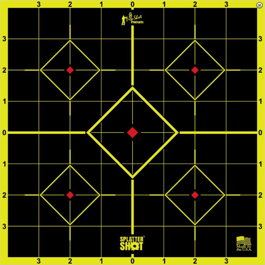 Pro-Shot Products - Splatter Shot 8" Adhesive Targets, 6 Pack