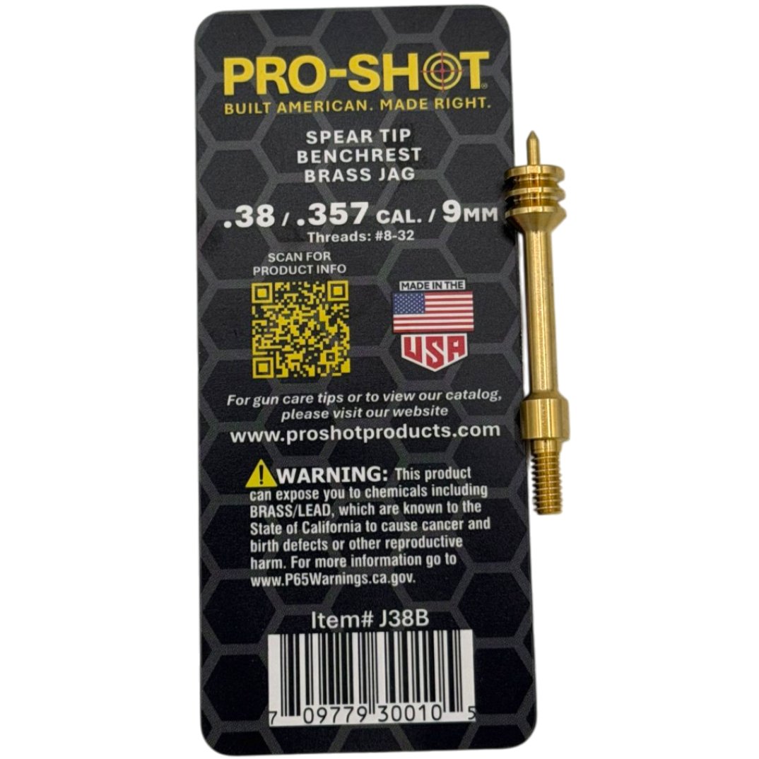 Pro-Shot Products - Spear Tip Jag .38 Caliber Brass