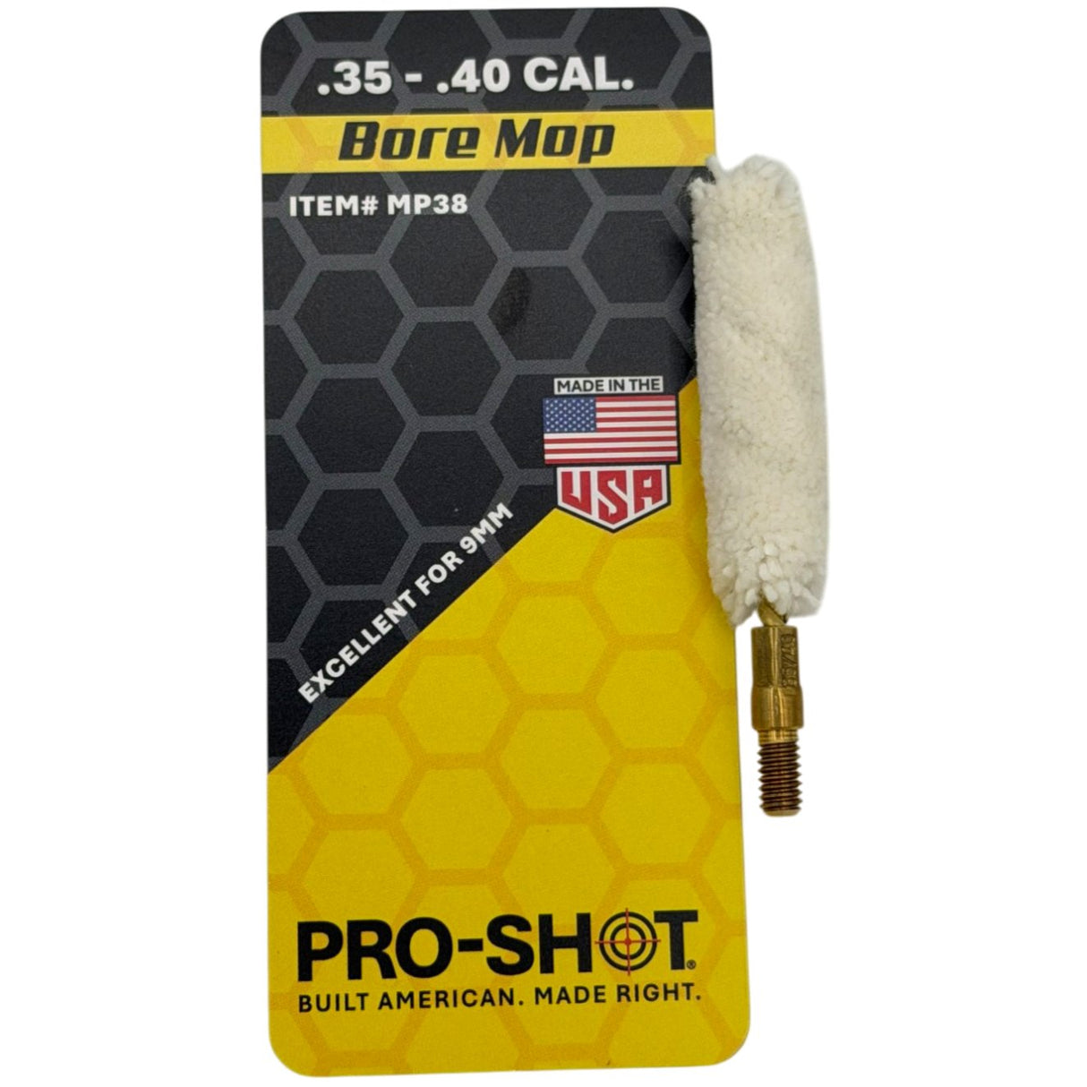 Pro-Shot Products - Cotton Mop for .35-.40 Caliber