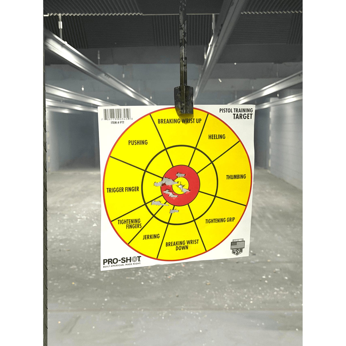 Pro-Shot Products - 12" Bullseye Pistol Training Target 6 Pack