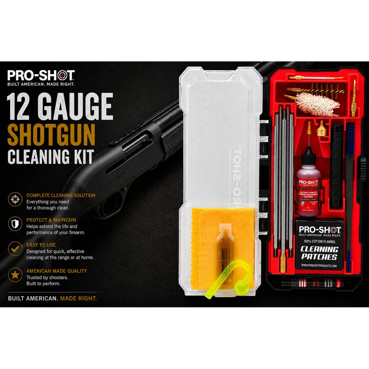 Pro-Shot Products - Classic Box Kit for 12 Gauge Shotgun