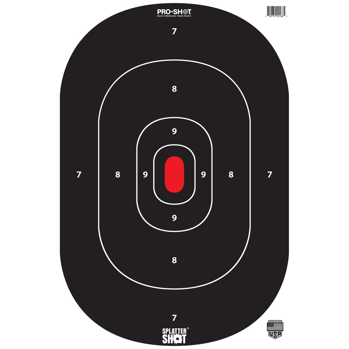 Pro-Shot Products - Splatter Shot Silhouette Insert 12x18 8 Pack