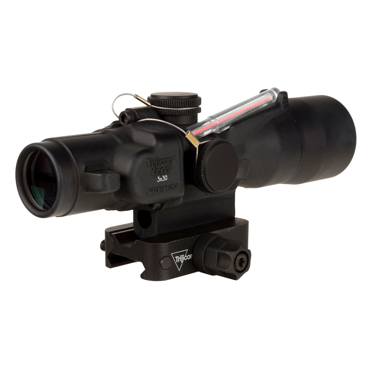 Trijicon - ACOG 3x30 Red Chevron .223 Scope with Q-LOC Mount