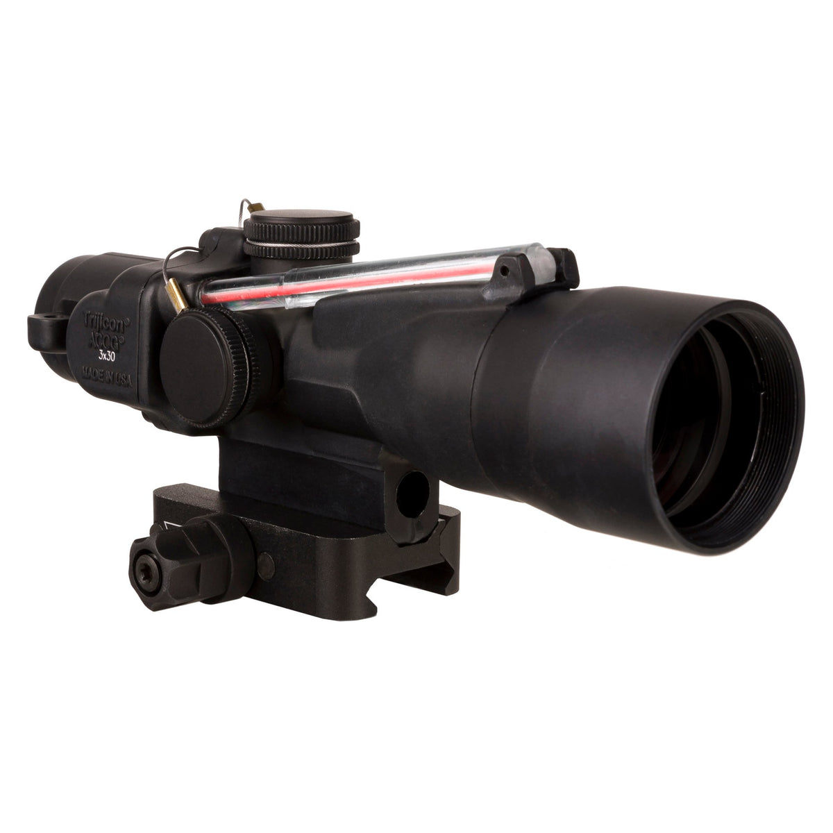Trijicon - ACOG 3x30 Red Chevron .223 Scope with Q-LOC Mount