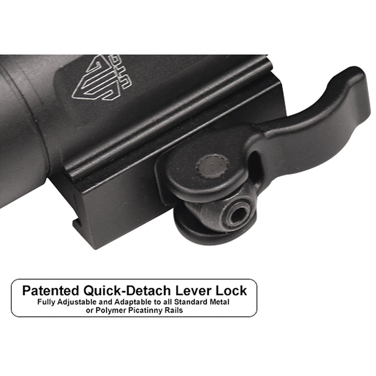 Leapers UTG - LED Flashlight with Adjustable Red Laser