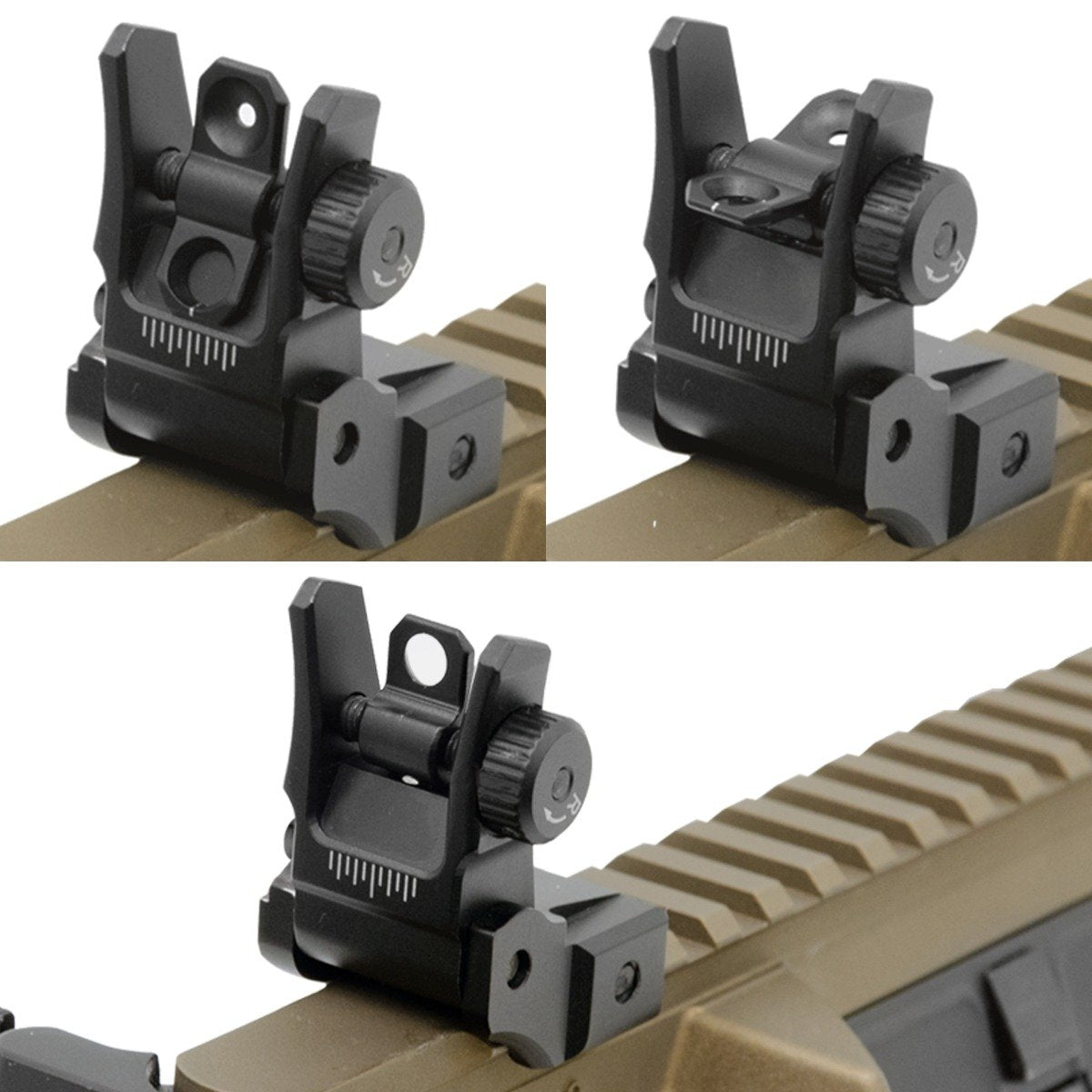 Leapers UTG - Low Profile Flip-Up Rear Sight with DAA
