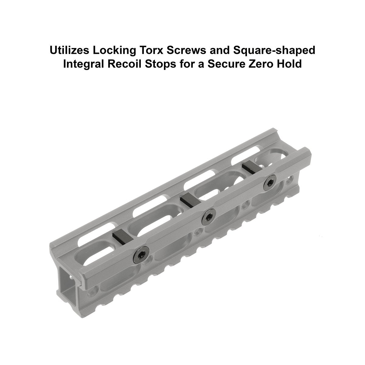 Leapers UTG - 1" SPR Slim Picatinny Riser Mount, 13 Slots, Black