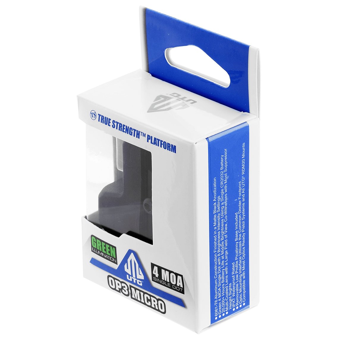 Leapers UTG - OP3 Micro Green Dot Sight 4 MOA - Black