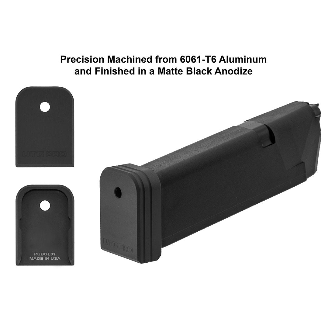 Leapers UTG - PRO +0 Base Pad for Glock - Black