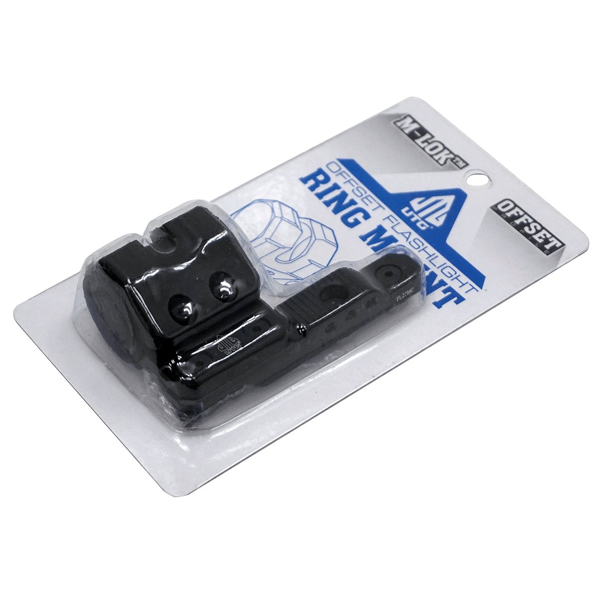 Leapers UTG - M-LOK Offset Flashlight Ring Mount - Black