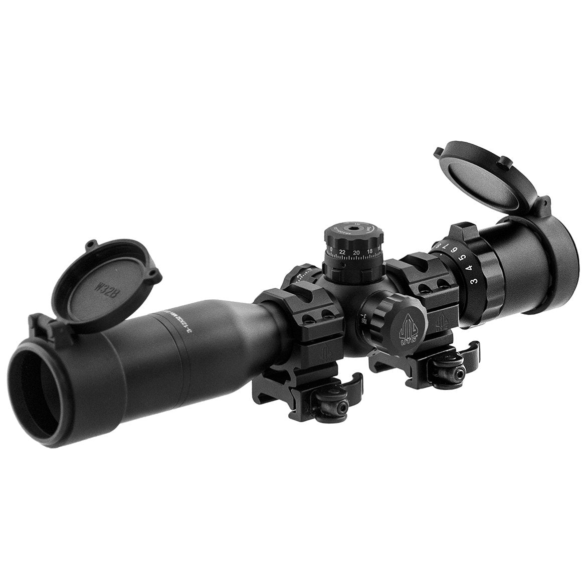 Leapers UTG - BugBuster 3-12X32 Rifle Scope with Mil-Dot Reticle