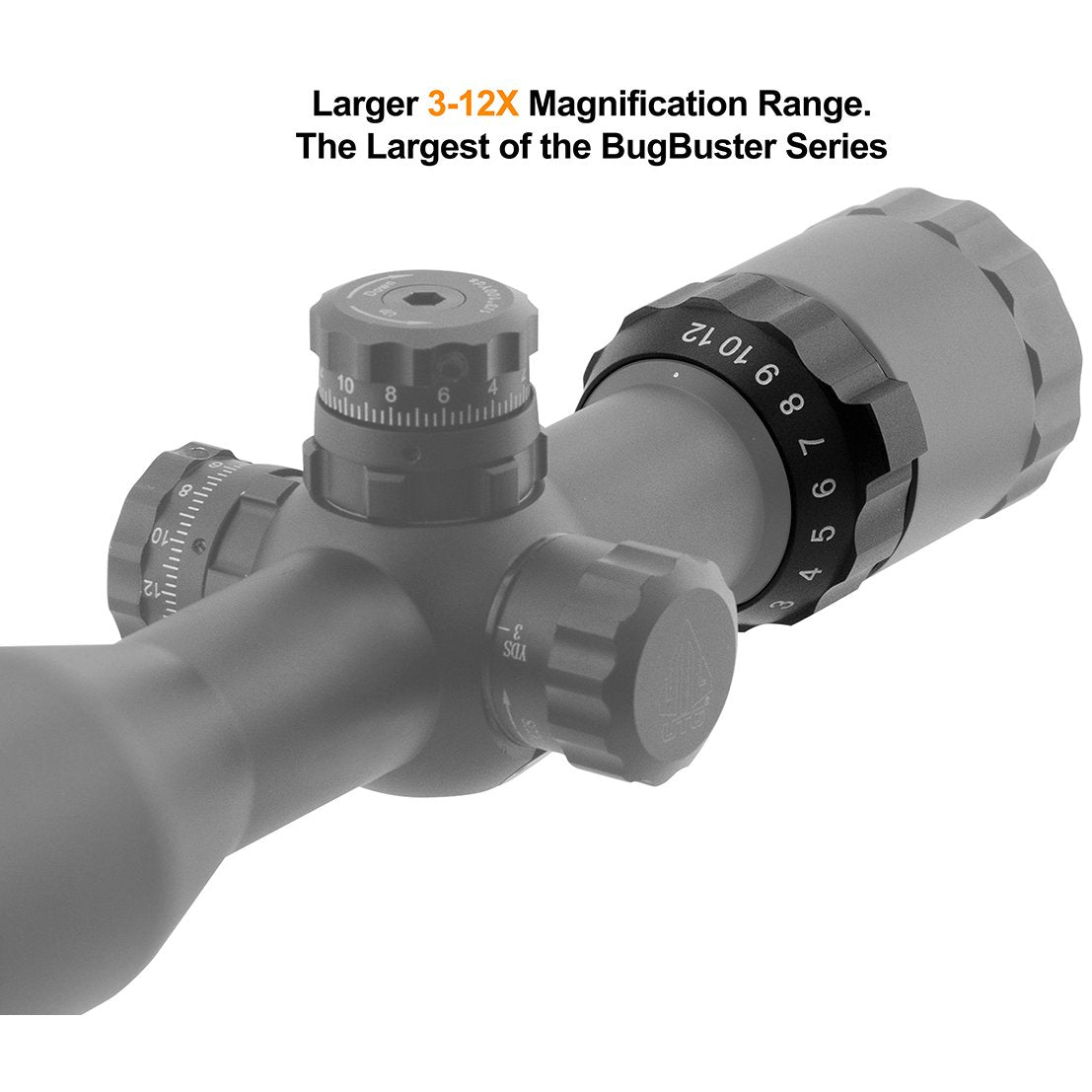 Leapers UTG - BugBuster 3-12X32 Rifle Scope with Mil-Dot Reticle