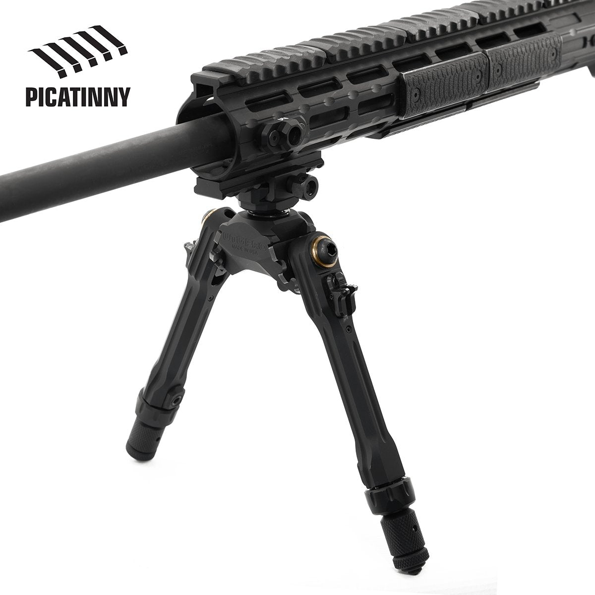 Leapers UTG - PRO TBNR 7-9" Picatinny Bipod - Black