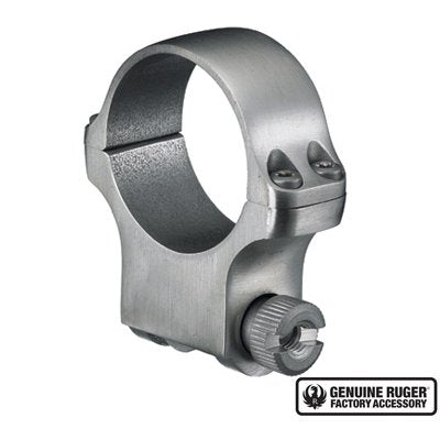 Ruger - 5K30MM High Scope Ring with Stainless Finish