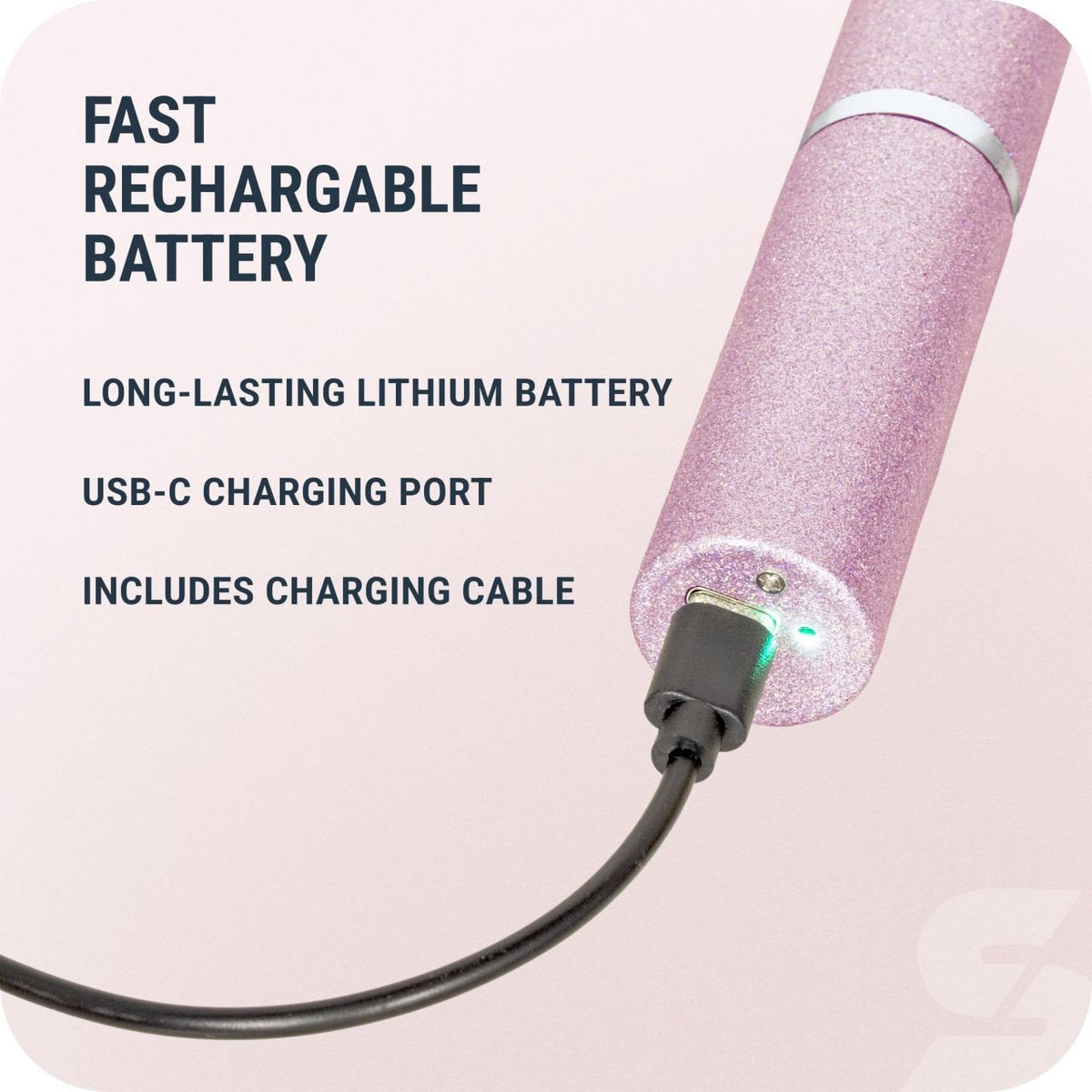 Sabre - 2-in-1 Fashionable Stun Gun with LED Flashlight - Blue — view 8