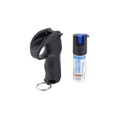 Sabre - Quick Grip Pepper Spray Kit with Practice Spray - Black