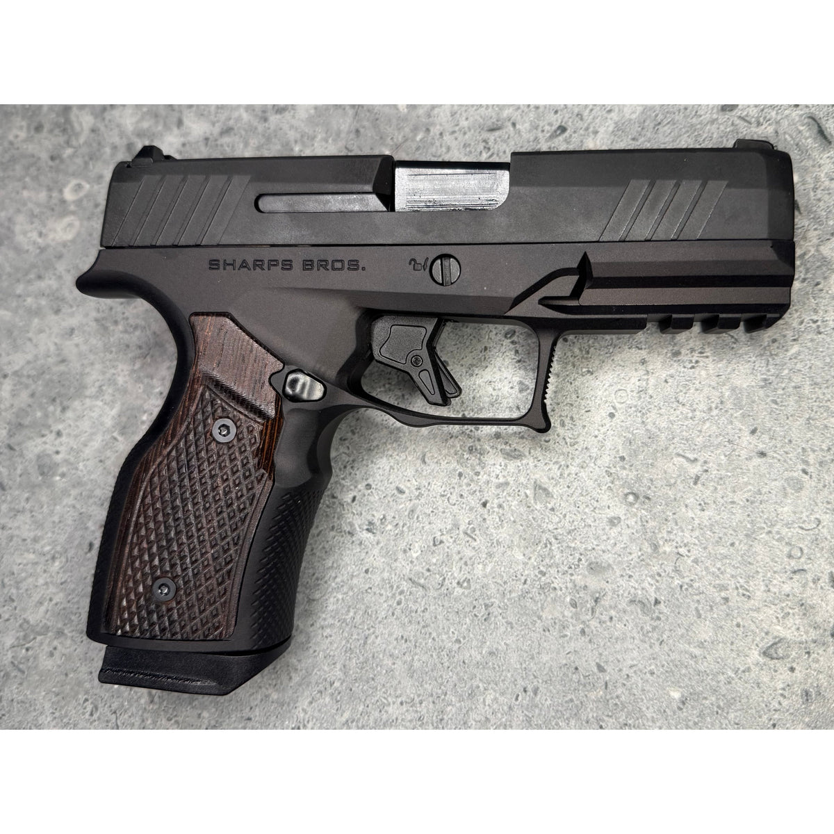Sharps Bros - Grip Module for Taurus GX4 Carry - Black/Wenge Wood — view 3