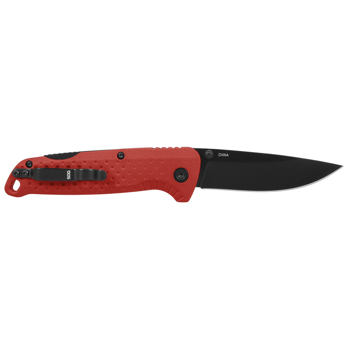 SOG Knives - Adventurer LB Folding Knife - Black/Satin