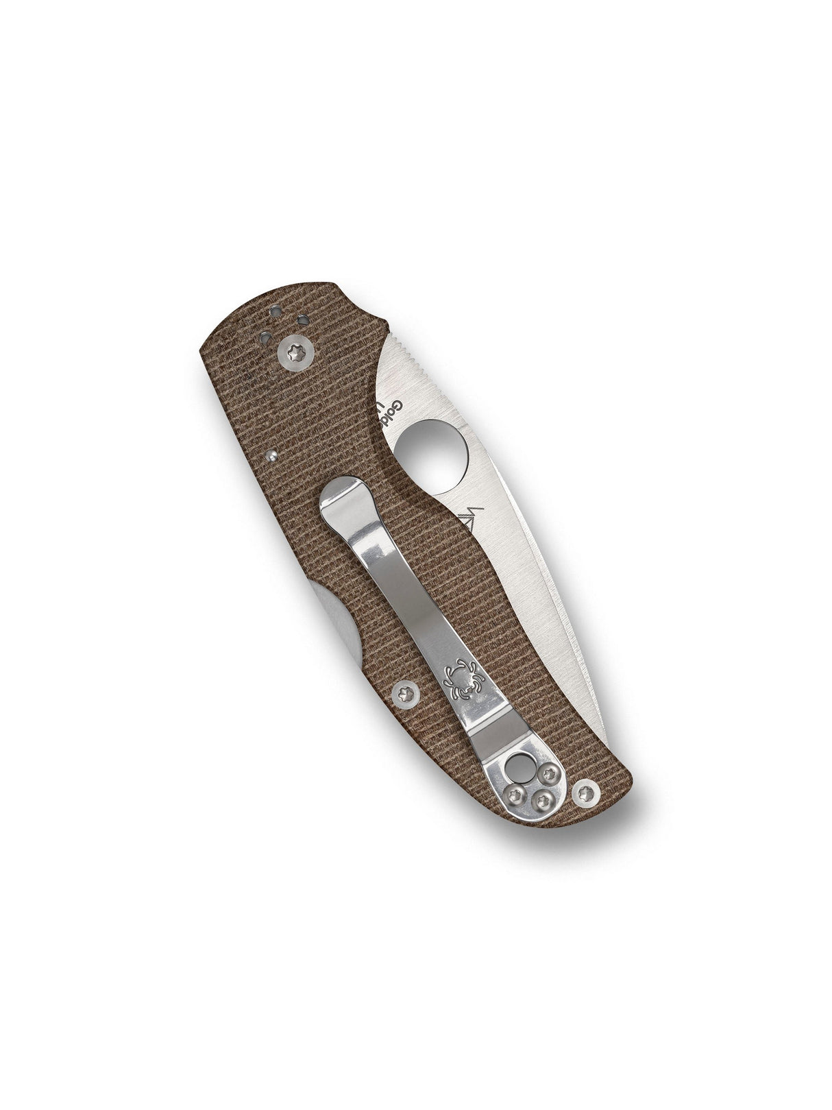 Spyderco Native® 5 - CPM® Cru-Wear® - Brown Canvas Micarta®