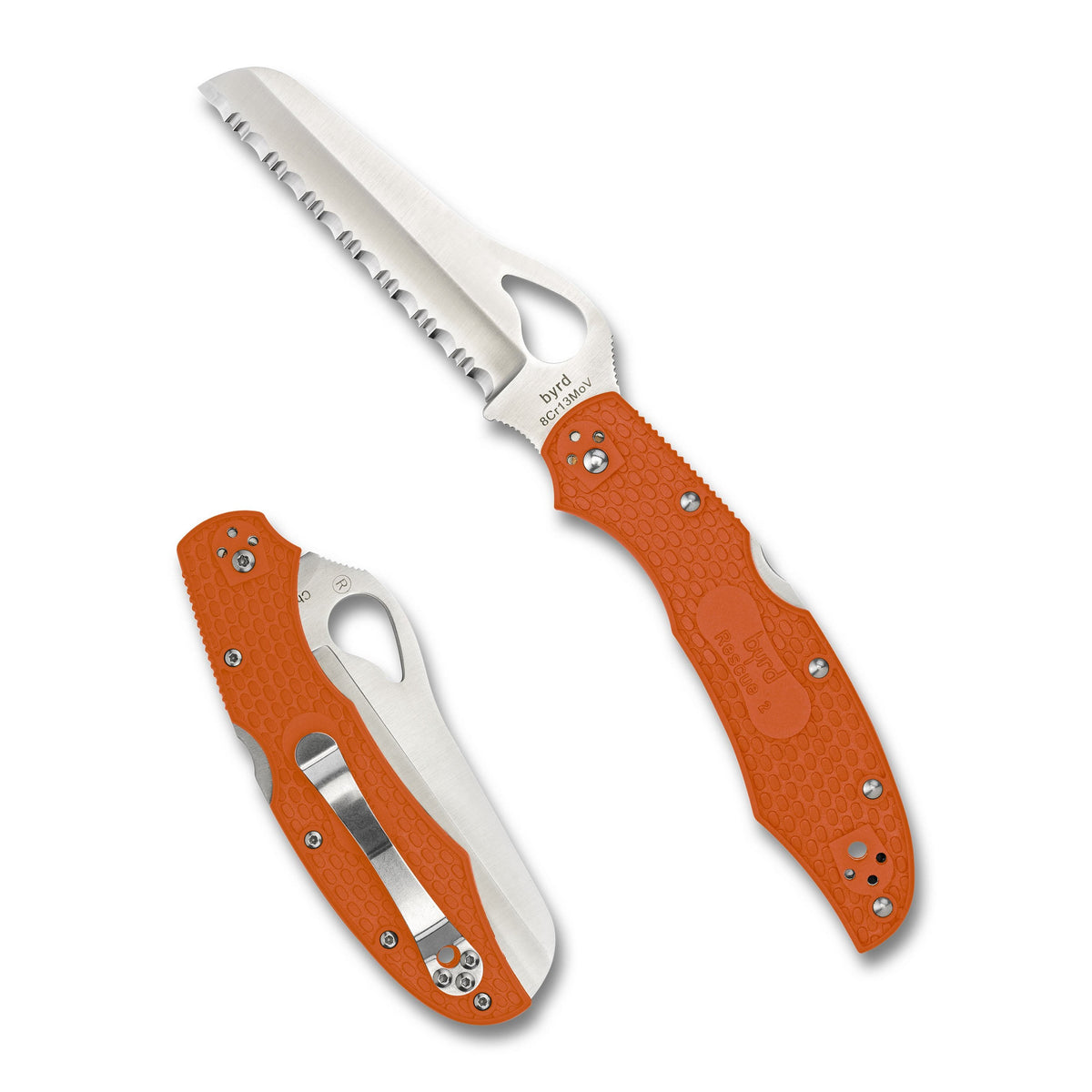 Spyderco - Cara Cara 2 Rescue Knife with Orange FRN Handle