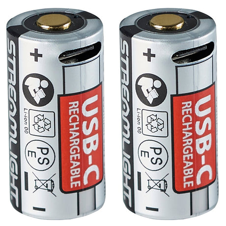 Streamlight - SL-B9® Li-ion Battery Pack with Integrated USB-C Port (2 Pack)