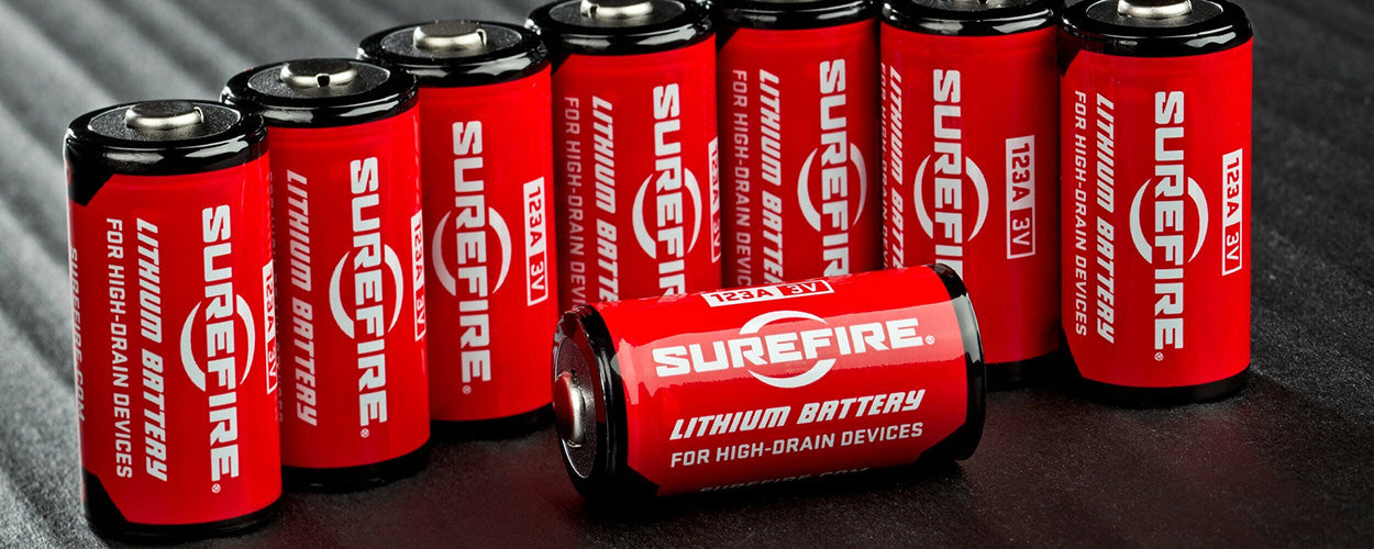 SureFire 500h batteries for tactical gear and emergency preparedness equipment